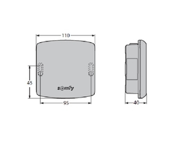 Externí přijímač SOMFY dvoukanálový io-homecontrol®